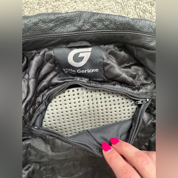 Hein Gericke Women’s Motorcycle Moto Jacket Size 8 – Leather & Textile - Picture 7 of 14